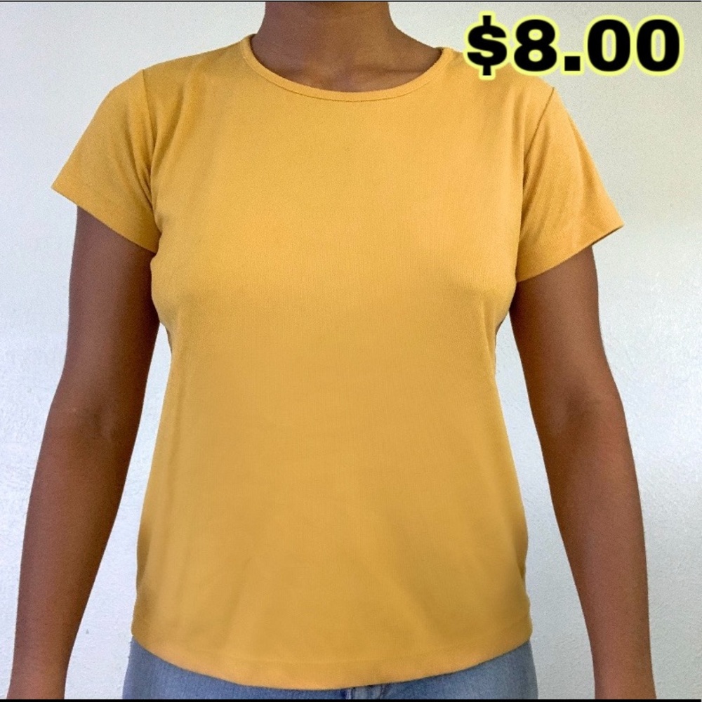 Mustard/Yellow tee